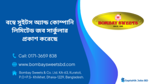 বম্বে সুইটস অ্যান্ড কোম্পানি লিমিটেড নিয়োগ বিজ্ঞপ্তি